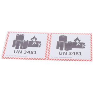 chuzhu Red Transport Lithium Battery Label 4.7 "x 4.3" Transport Caution Adhesive Stickers  Office