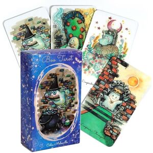 Tarot Lover 10.3*6cm Boo Tarot 78 Pcs Cards Cute Ghost Tarot Deck