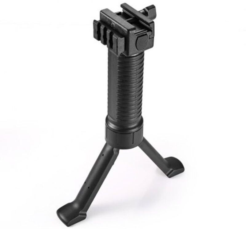 HOD Health&Home Foldable Retractable Vertical Bipod Foregrip Black