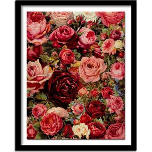 FIYO Diy 5d Diamond Painting Rose Wall Art Decor.Home Decor Diamond Embroidery Rose Flower Wall Picture