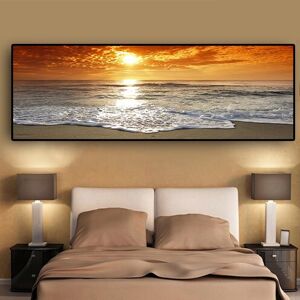 Lisa Gallery Sunsets Natural Sea Beach Landscape Posters and Prints Wall Art Pictures Painting Wall Art for Living Room Home Decor