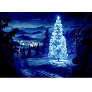 FIYO Embroidery Cross Stitch Snow Tree Picture Home Decor Gift Full Round 5D Diy Diamond Painting