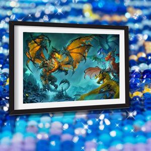 FIYO Diamond Embroidery Full Diamond Painting Cross Stitch Pattern Home Decor Wall Sticker Animal Picture