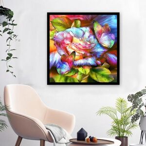 FIYO flower" Diamond Embroidery 5D DIY Diamond Painting Cross Stitch Picture Full Round Diamond