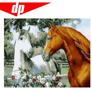 FIYO Horse Diamond Embroidery 5D DIY Diamond Painting Cross Stitch Picture Full Round Diamond