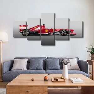 Serendipity Decorative art gallery 5Pcs F1 Racing Car House Sports Car 5 Pieces Pictures Canvas Paintings Wall Poster No Framed Room Decor Abstract Art HD Print