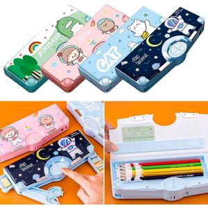 gdouxu Multifunction Pencil Cases & Bags Plastic School Supplies Pen Cases Pen Box Pencil Case