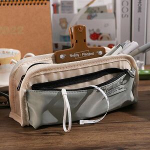 shawn812 Pencil Case Pencil Case INS Japanese Student Pencil Case Large Capacity Stationery Bag