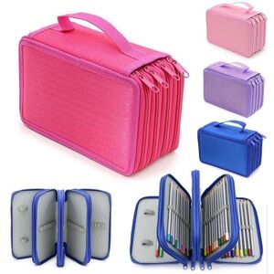 Homelife 72 Holes Color Pencil Box Four Layers Pencil Case Large Capacity Stationery Bag School Supplies