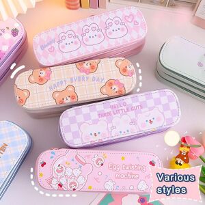 LookuHa Pencil Cases Deformed Large Capacity Kawaii Pencil Box Pencil Case Organizer Pouch School Storage