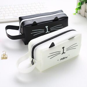 Dummer-Student Pencil Case Silica Gel Cute School Supplies Stationery Gift School Cute Pencil Box Pencil Bag