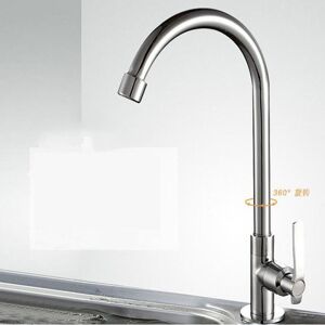 reduceaaa High-Quality Kitchen Faucet Pull Out Sprayer Single Hole Swivel Sink Mixer Tap