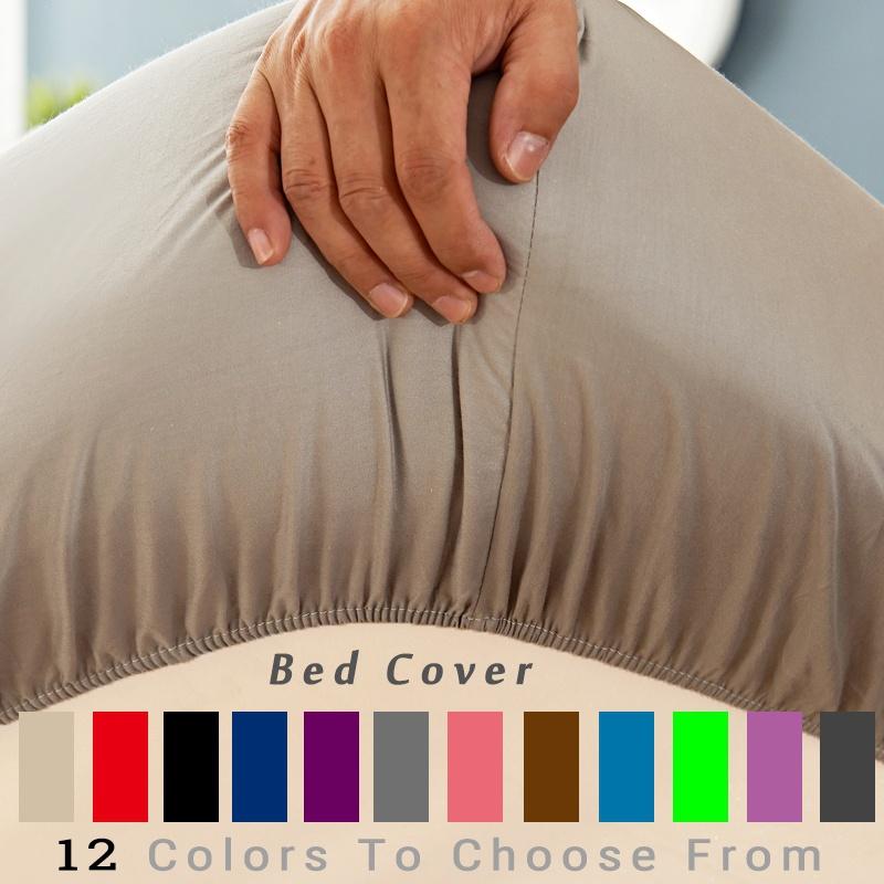 cuicuicui Comfortable Bedding Silky Soft Comfortable Sheet Brushed Microfiber Polyester Deep Pocketsfits Mattresses Cover