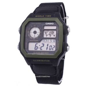 Casio Youth Series Digital World Time AE-1200WHB-1BVDF AE-1200WHB-1BV Men's Watch