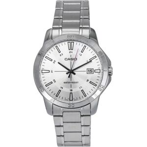 Casio Standard Analog Stainless Steel Silver Dial Quartz MTP-V004D-7C Men's Watch