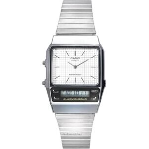 Casio Vintage Analog Digital White Dial Quartz AQ-800E-7A AQ800E-7 Unisex Watch