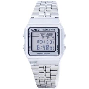 Casio Alarm World Time Digital A500WA-7DF Men's Watch