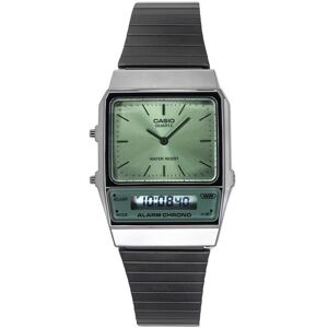 Casio Vintage Analog Digital Stainless Steel Green Dial Quartz AQ-800ECGG-3A Men's Watch