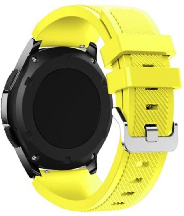 HOD Health&Home Strap Watch Band 20 / 22Mm For Samsung Galaxy Gear S3 Frontier Yellow