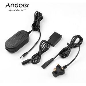 Andoer AC Power Dummy Battery Adapter Charger for Canon 200D 800D 750D 760D