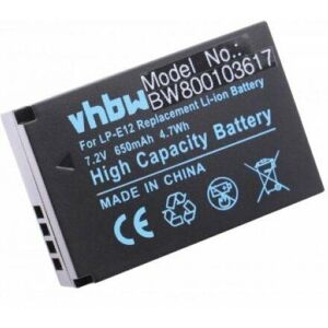 OZZZO Battery for Canon LP-E12 650mAh