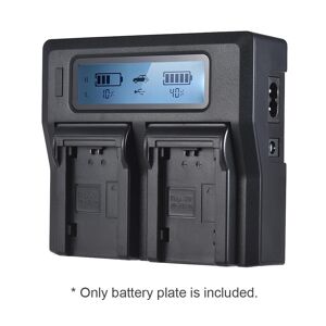 Andoer 2pcs NP-FZ100 Battery Plate for Neweer Andoer Dual/Four Channel Battery Charger for Sony