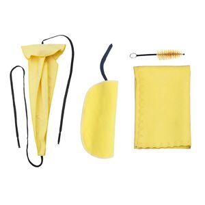 TOMTOP JMS Saxophone Sax Cleaning Care Kit 3pcs Cleaning Cloth + Mouthpiece Brush Musical Instrument