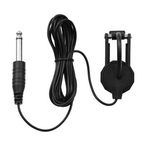 TOMTOP JMS Clip-on Instrument Pickup Guitar Pick-up Mini Transducer with 14 Inch Connector 2.4M Cable for