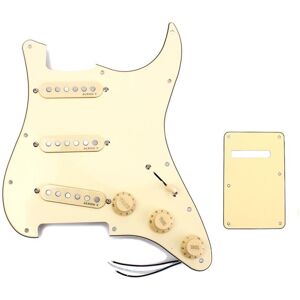 HomePRO china BOLU Loaded Pickguard Set SSS with The Sixties Balance Gauss Pickup for Electric Guitar Music Instrument