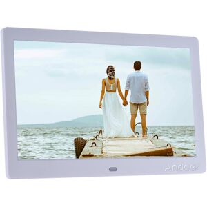 Andoer 10 Inch Wide LCD Screen Digital Photo Frame 1024 * 600 High Resolution Electronic Photo