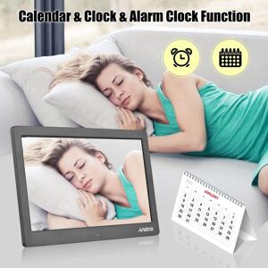 GoolRC Andoer 10 Inch Wide LCD Screen Digital Photo Frame 1024 * 600 High Resolution Electronic Photo