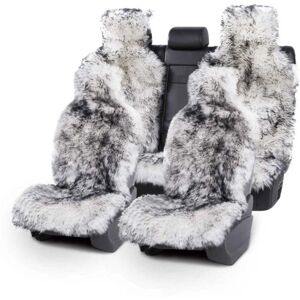 Chenaynfs Universal Faux Fur Car Seat Cover Long Plush Universal Warm Car Chair Mat  SUV