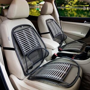 Billion Practical Car Seat Massage Back Lumbar Support Mesh Ventilate Pad Breathable Seat Cover With Waist Cushion