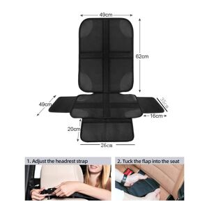TOMTOP JMS Baby Car Seat Protector Slip-Proof Wear-Resistant Back Seat Cover Mat with Organizer Pocket
