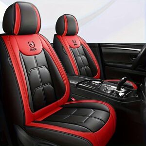WTEMPO 1pc Car Front Seat Cover PU Leather Car Seat Cushion All-inclusive All-season Car Seat Cover for Pickup and Off-road SUV