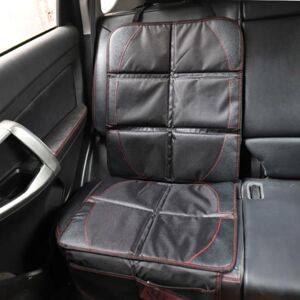 Superway Faux Leather Auto Seat Protector Easy Installation Useful Baby Safety Protective Cover Mat