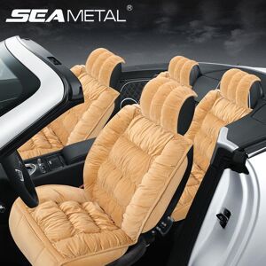 SEAMETAL Warm Car Seat Cover Universal Winter Plush Cushion For Car Seat Protector Mat