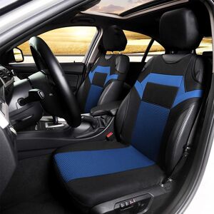 AUTOYOUTH T Shirt Design 2 Pieces Car Front Seat Covers High Quality Seat Protector Blue