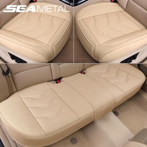 SEAMETAL Ultra Luxury Car Seat Cover Leather Cushion Universal Breathable for Most Suv Car Seat Protection