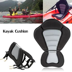 VehicleKit Deluxe Padded Kayak / Boat Seat Soft and Antiskid Padded Base High Backrest Adjustable Kayak Cushion