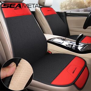 SEAMETAL Car Seat Cushion Butt Leather Linen Flax Cushion Non-slip Breathable Car Seat Cushion Car Accessories