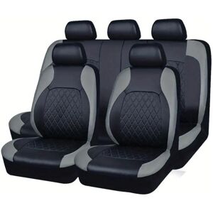 AUTOYOUTH Car Seat Covers Leather Thread Pressing Full Seat Breathables