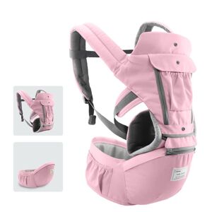 TOMTOP JMS Baby Carrier with Hip Seat Breathable & Detachable Design Adjustable Strap Side Pockets