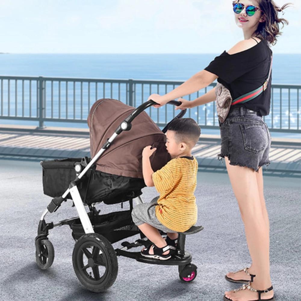 Zeling Baby Stroller Wheeled Buggy Board Pushchair Stroller Kids Child Safety Comfort Step Board Up To 25Kg Baby Stroller Accessories
