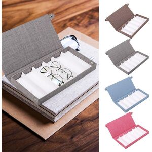 jianheng 6 Grids Glasses Display Box Oxford Cloth Reading Glasses Storage Case Eyeglasses Holder  Home