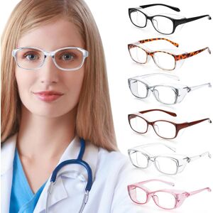 Weiameect Safety Glasses Over Eyeglasses Blue Light Blocking Glasses Safety Goggles Anti Fog Safety Glasses