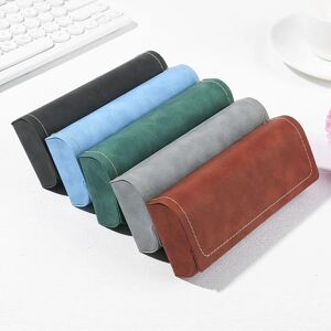 MTMA Hot Waterproof Hard Frame Eyeglass Case Leather Glasses Case For Men Women Reading Glasses Box Multicolor Spectacle Cases