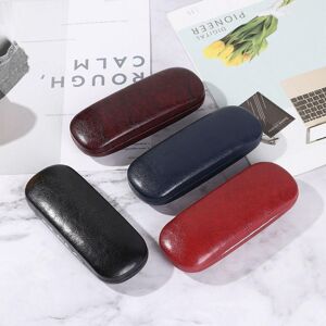 maochi Pouch Waterproof Portable Eyewear Protector Spectacle Case Leather Glasses Case Reading Glasses Box