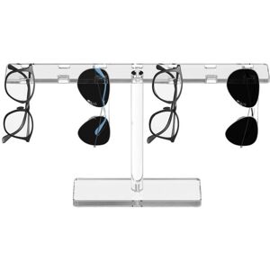 Skyfree Acrylic Glasses Display Stand to Hold Two Row 14 Pairs of Eyeglasses in Total