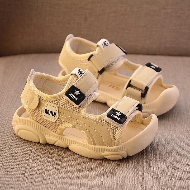 shujing shoes bag Summer Children Shoes Boys Soft Soles Beach Shoes Male Baby Baotou Anti-kick Children's Sandals Princepard Summer Sandals